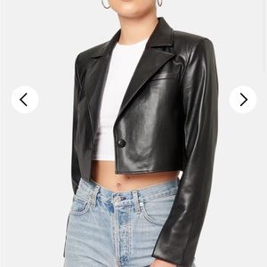 ISO CAMI NYC ASH CROPPED BLAZER